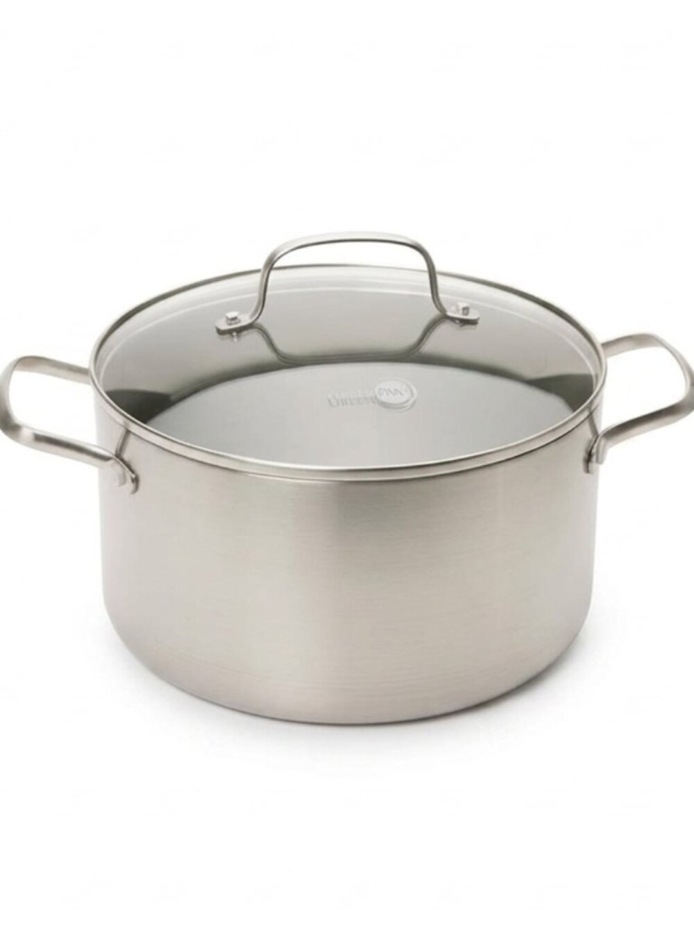 GreenPan Nonstick Healthy Ceramic Tri-Ply Stock Pot with Lid - 6.1 qt